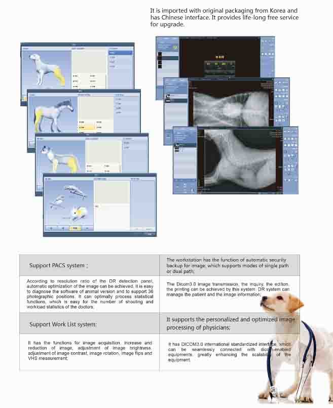 High Frequency Veterinary Digital X-ray Medical Equipment Ultrasound Scanner