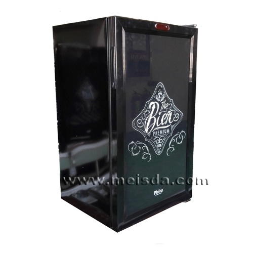 98L Upright Glass Door Beer Refrigerator Cooler