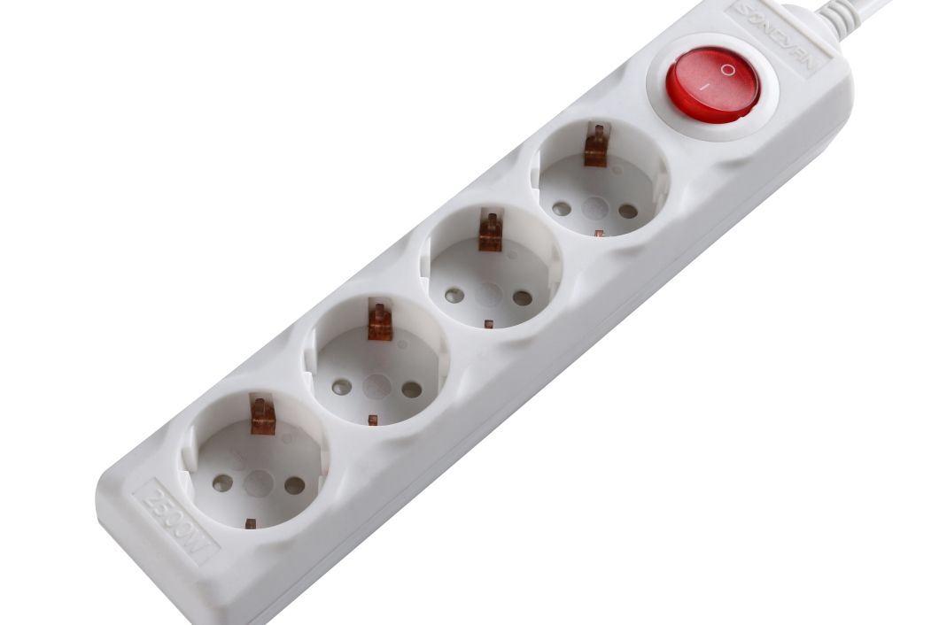 Manufacture Surge Protector Multiple Extension Power Strip Electrical Socket (RE4W)