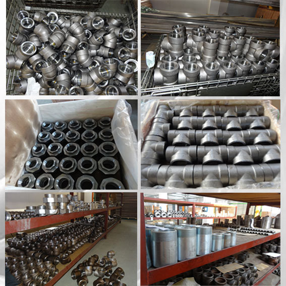 2000#/3000#/6000# Carbon Steel Forged Socket Weld 90 Elbow Pipe Fittintgs