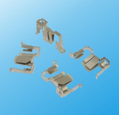 Precision Metal Nickel Plated Electrical Contact and Brass Rail Contact (HS-BC-010)