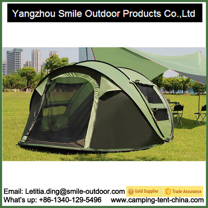 Trade Show 3 Person Family Folding Pop up Camping Tent