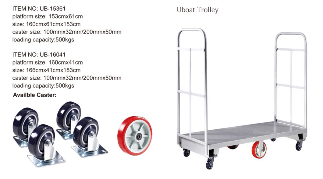 U-Boat Hand Trolley, Warehouse U Boat Cart/Logistic Pallet Hand Trolley