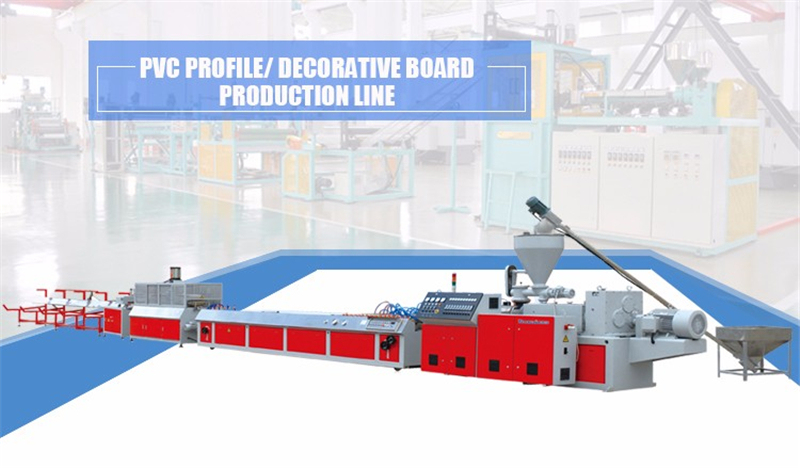 WPC PVC PE Profile Board Production Machine Extruder