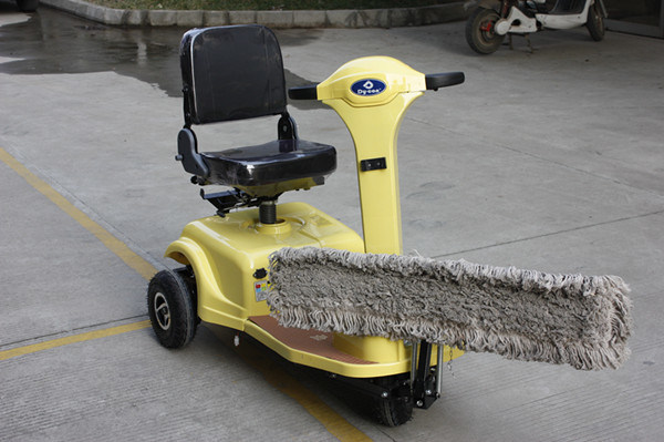 Ride on Flexible Small Dust Cart for Hospital 003