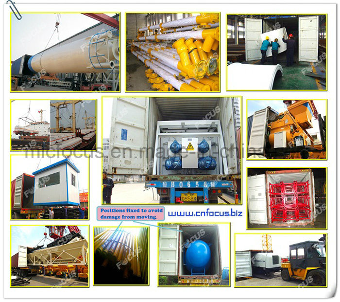 Fully Automatic Twin Shaft Concrete Mixer Js750, Sand and Cement Mixer for Concrete Batch Plant