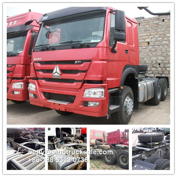 China 371HP Sinotruk HOWO Truck Head Tractor Truck for Trailer