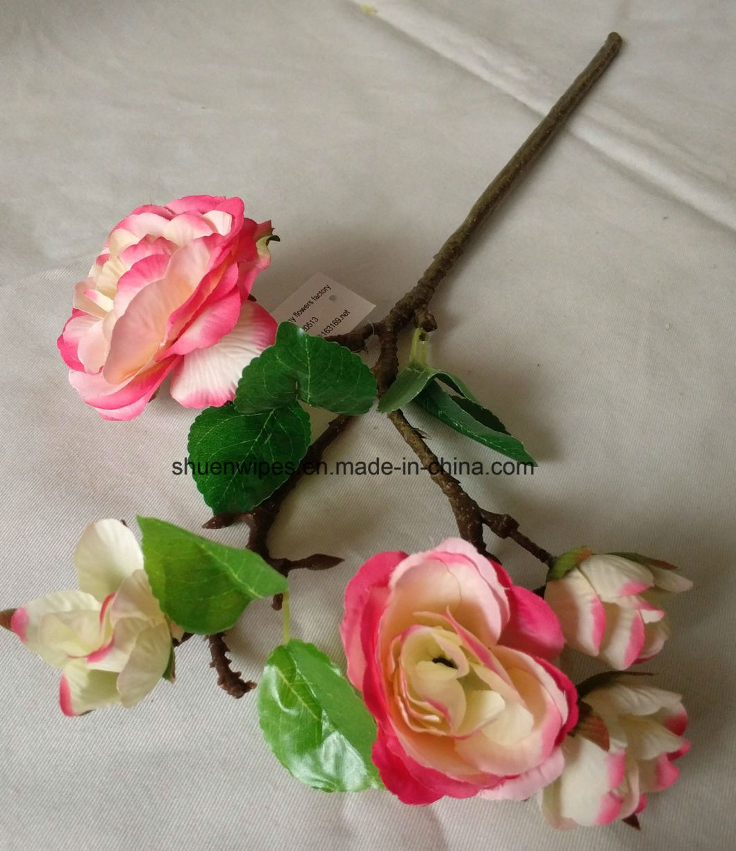 Artificial Silk Flower 5 Heads Roses