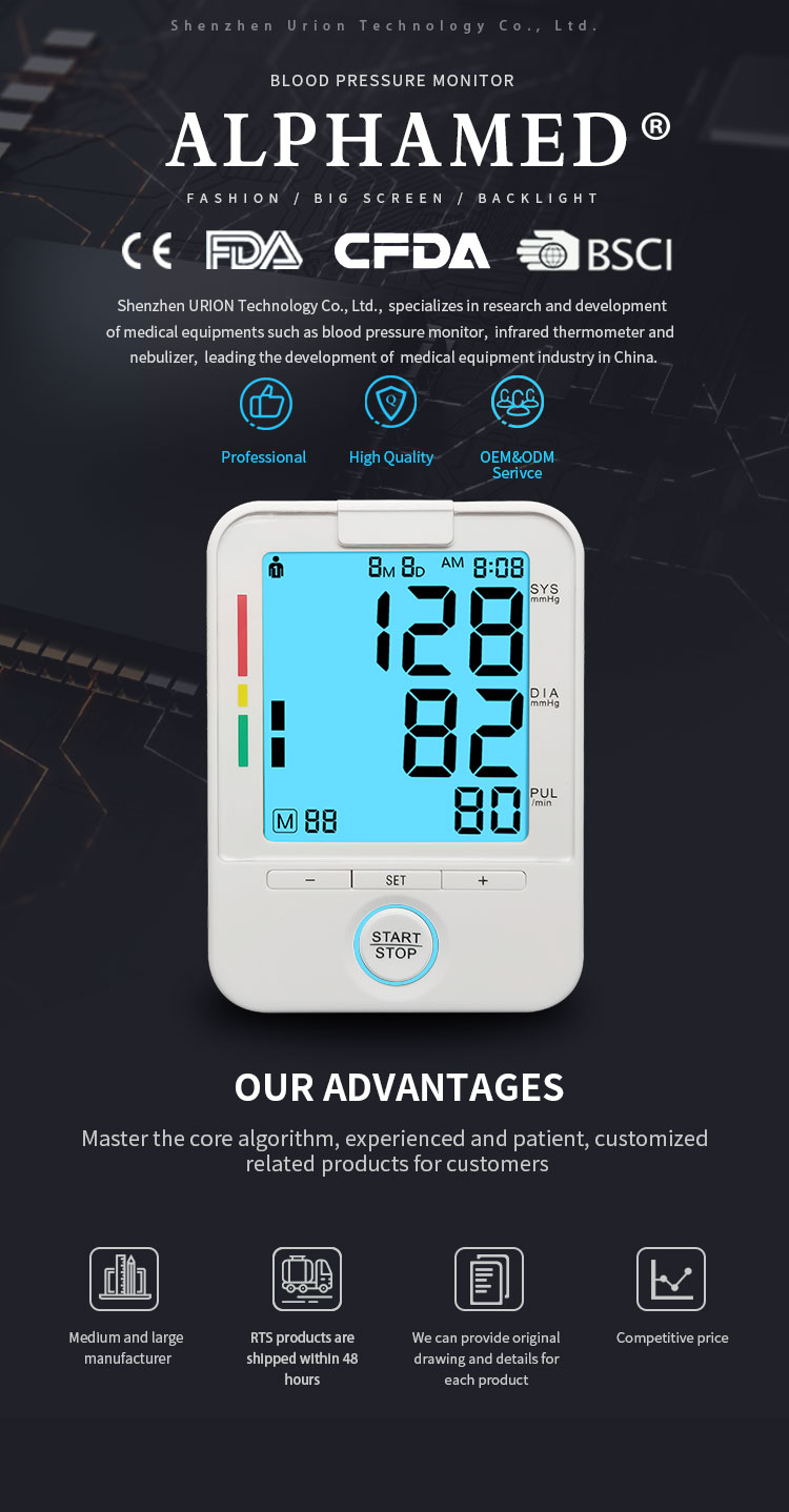Tensiomètre numérique du bras Upper Arm Digital Blood Pressure Monitor