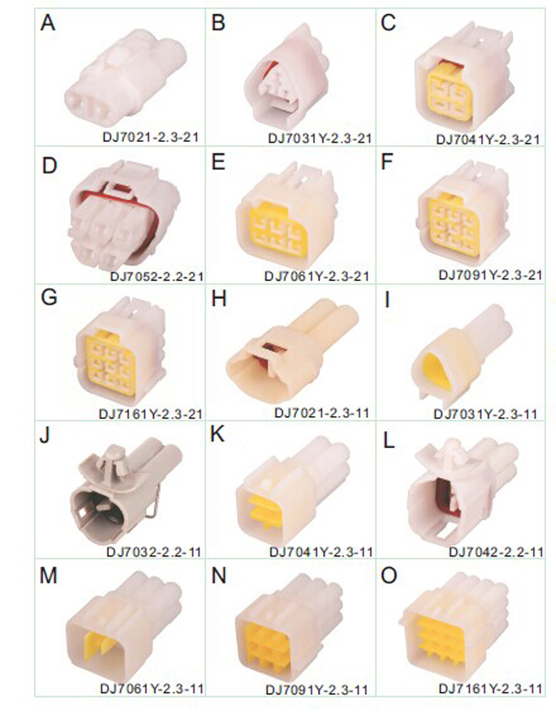 Waterproof Connector for Automotive Wire Harness VW Terminal 4pin