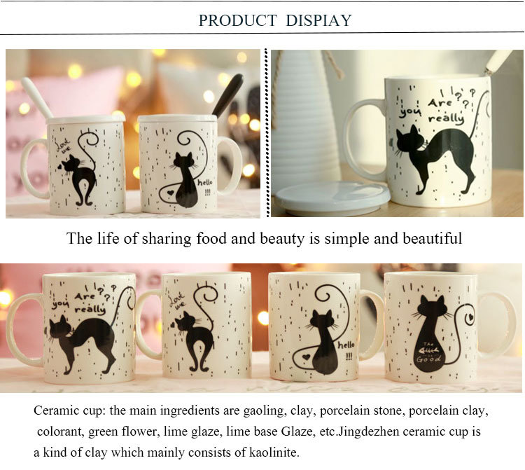 Daily Use Eco-Friendly Ceramic Coffee Mugs for Promotional Gift