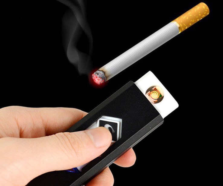 Windproof Automatic USB Cigarette Lighter