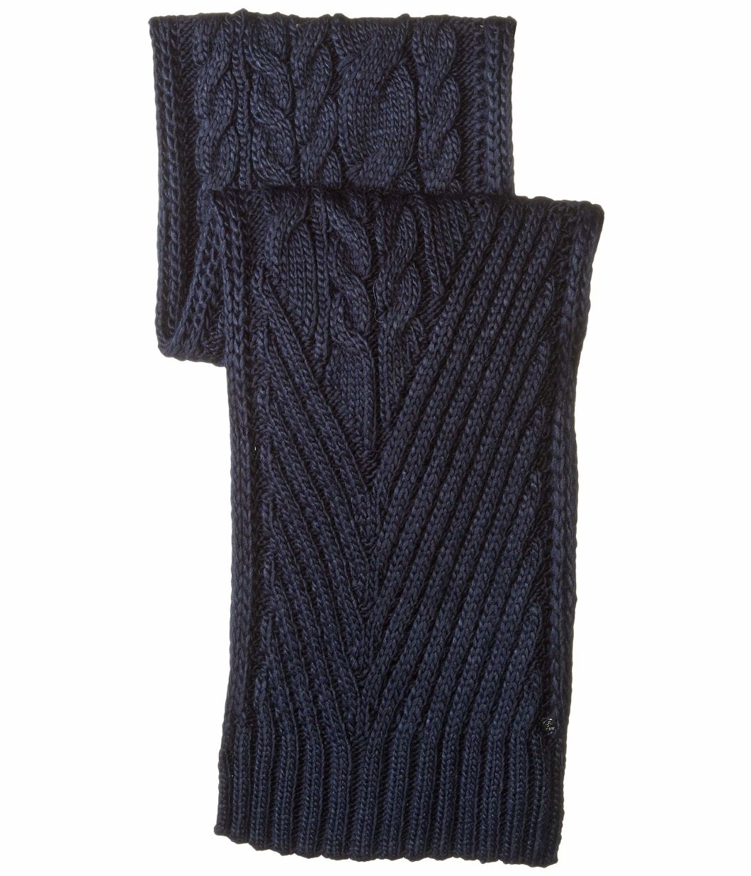 BSCI Audit Custom 100% Acrylic Winter Warm Ribbed Cable Knit Scarf