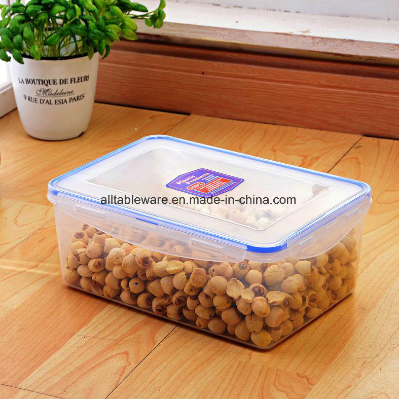 Rectangle PP Material Plastic Container for Food Storage 2500ml