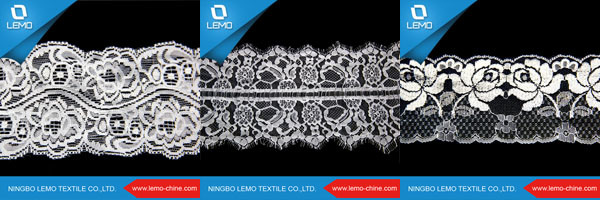 Lemo Wholesales White Stretch Lace, Lace Fabric Embroidery