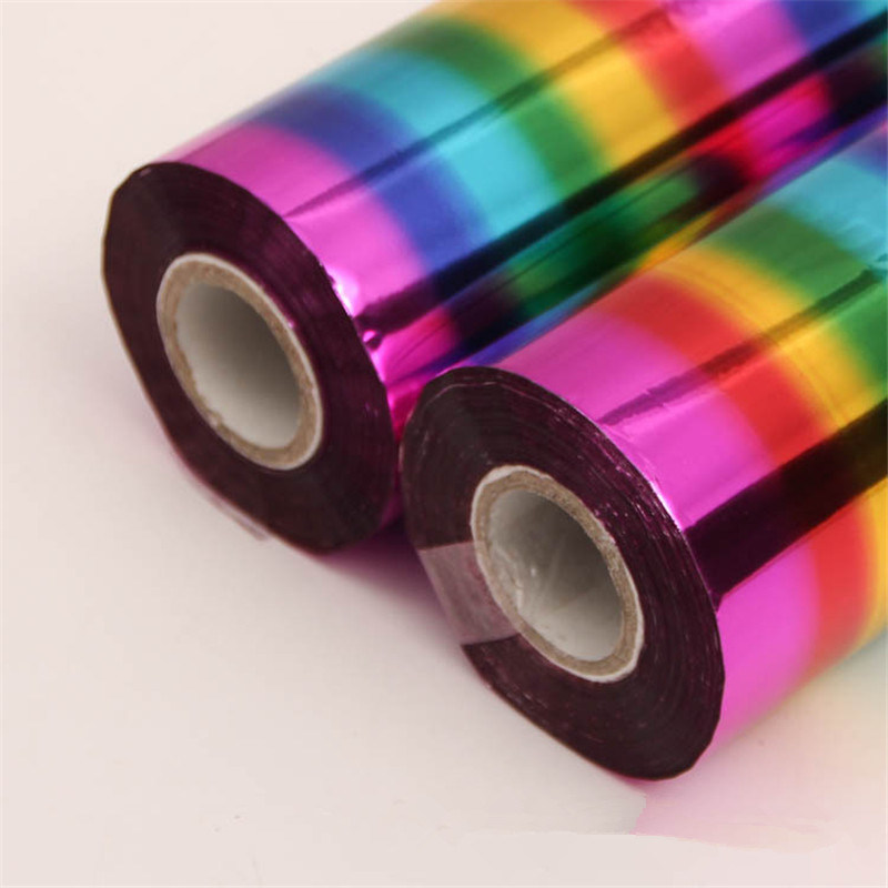 Colored Foil Paper Hot Stamping Heat Transfer Print Package Craft