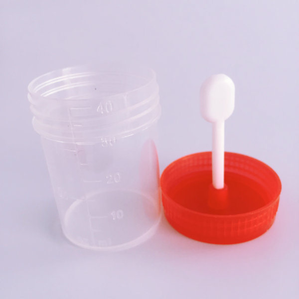 Medical Use Sterile Urine and Stool Sample Container 40ml 60ml 120ml