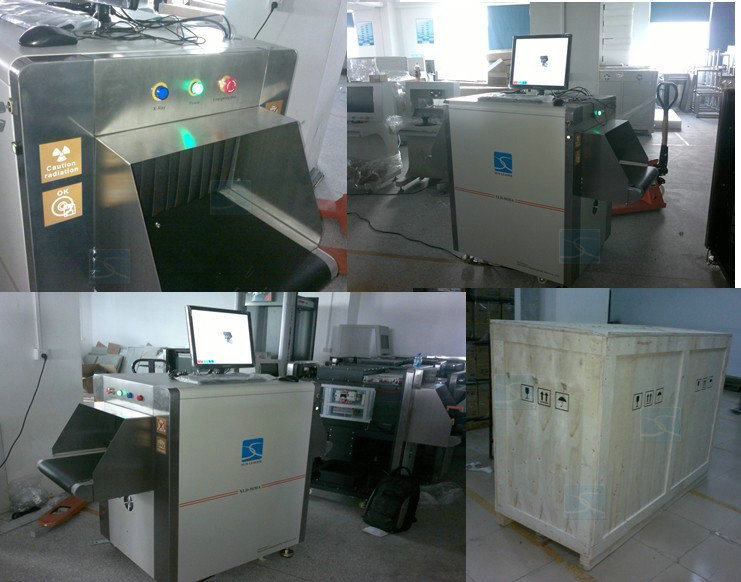 High Resolution X-ray Baggage Screening Scanner Checking Luggage Machine