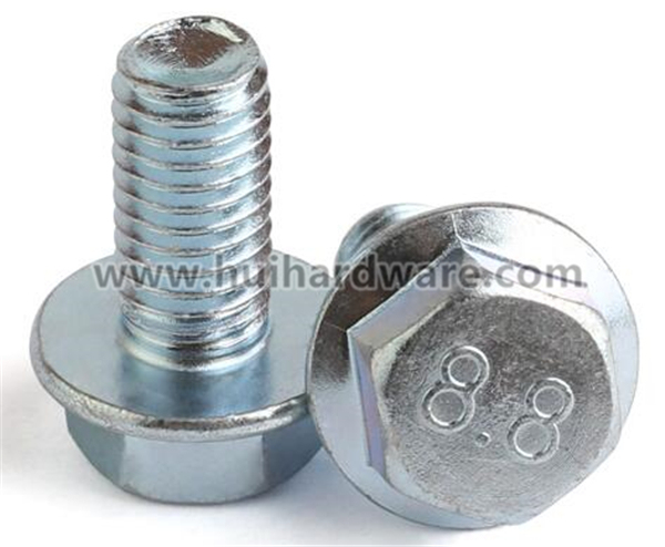 Steel Hex Flange Head Bolt M4-M20 (DIN6921)