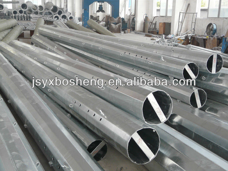 China Manufacturer Octagonal Steel Pole