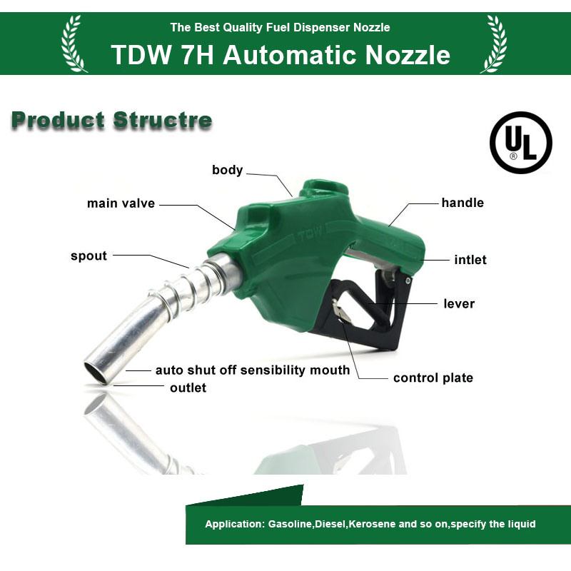 High Flow Fuel Automatic Nozzle for Gas Station (TDW 7H)