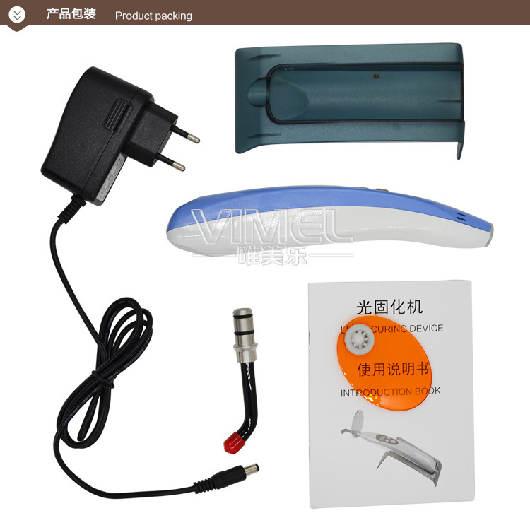 Dental Wireless/Cordless Woodpecker Style LED-D Curing Light Lamp 1400MW