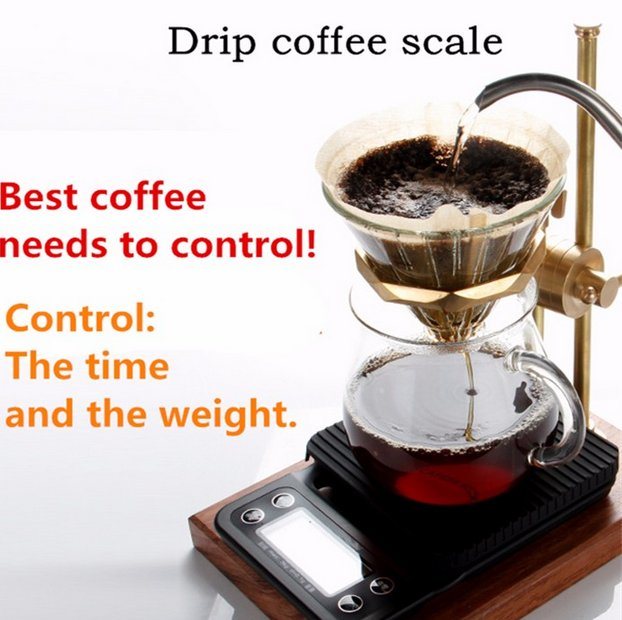 2017 New Arrival Timer Function Coffee Electronic Scale