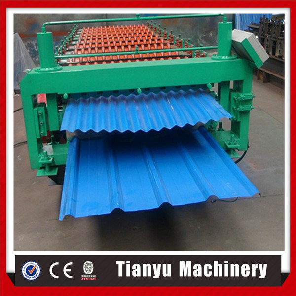 Double-Layer Roof Sheet and Wall Panel Roll Forming Machine
