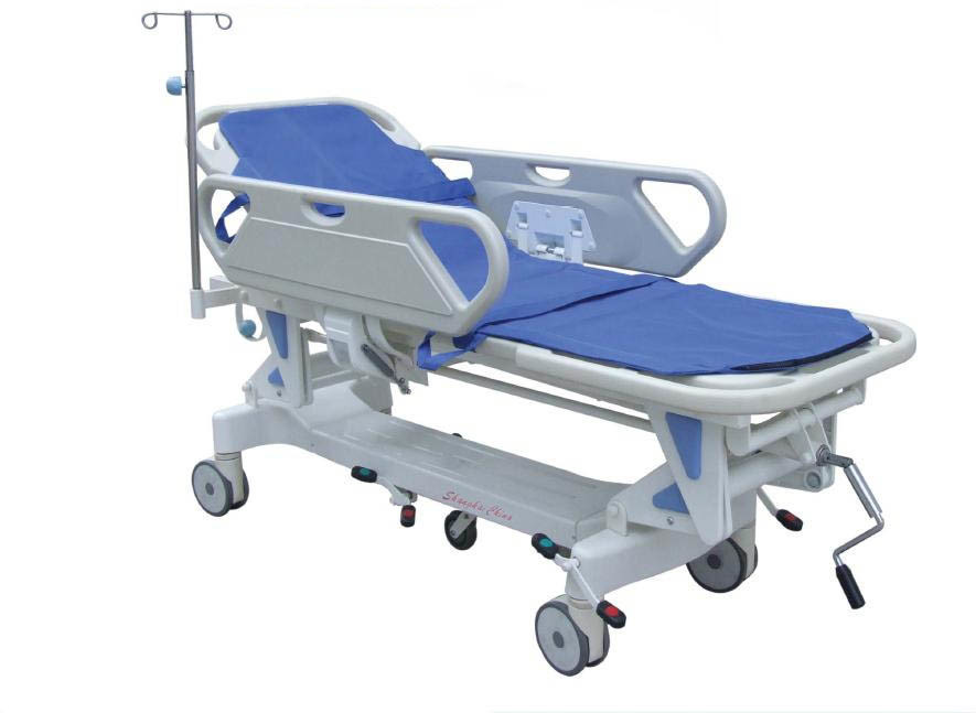 Thr-111 Hospital Luxurious Rise-and-Fall Transfer Stretcher