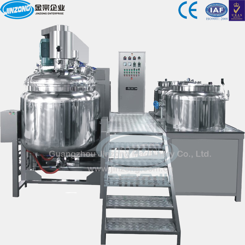 Body Lotion/Facial Cream Making Machine Vacuum Homogenizer Mixer Equipment for Cosmetic Food