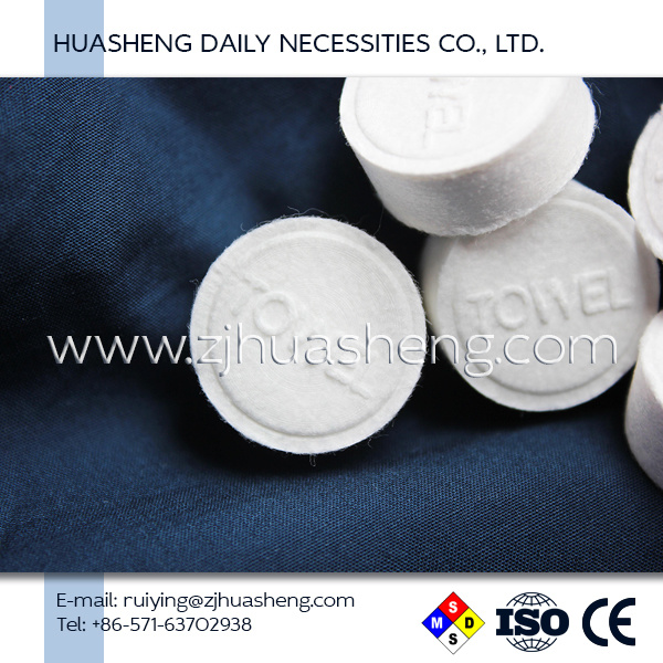 Compressed Pill Towel Disposable Hot Towels for Restaurants
