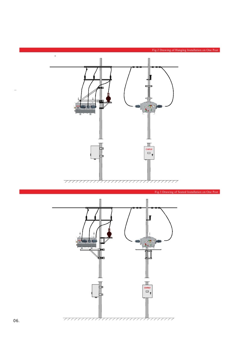 Zw20f-12e Series Vacuum Circuit Breaker Outdoor Type