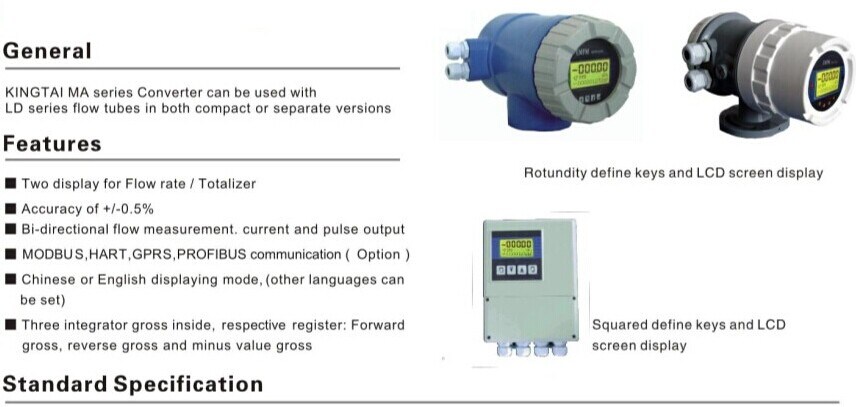 Ld Series Electromagnetic Flow Meter