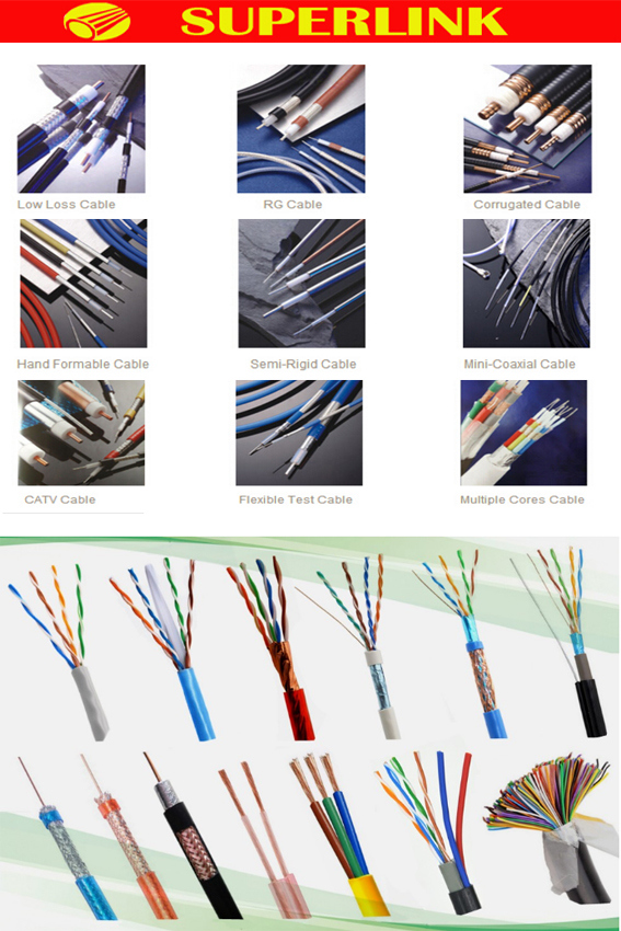Made in China UTP CAT6A LAN Cable 4pr 24AWG PVC