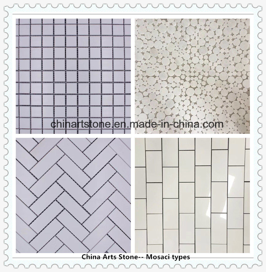 Bianco Thassos/ Crystal Pure White Nature Marble Tiles for Decoration Projects