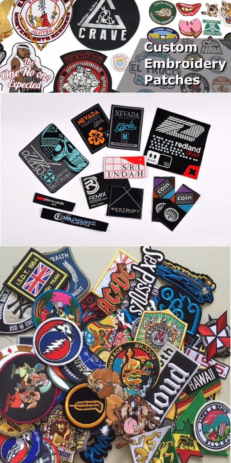 Custom Various Fabric Woven Patch in Guangzhou