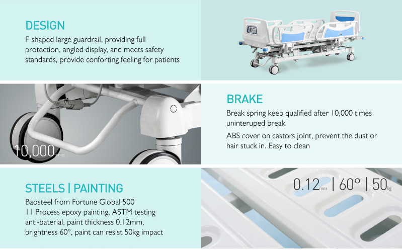 Electric Hospital Patient Bed