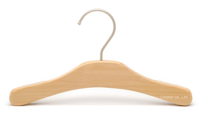 Cute Shape Infant Children Coat Wood Hanger for Kids