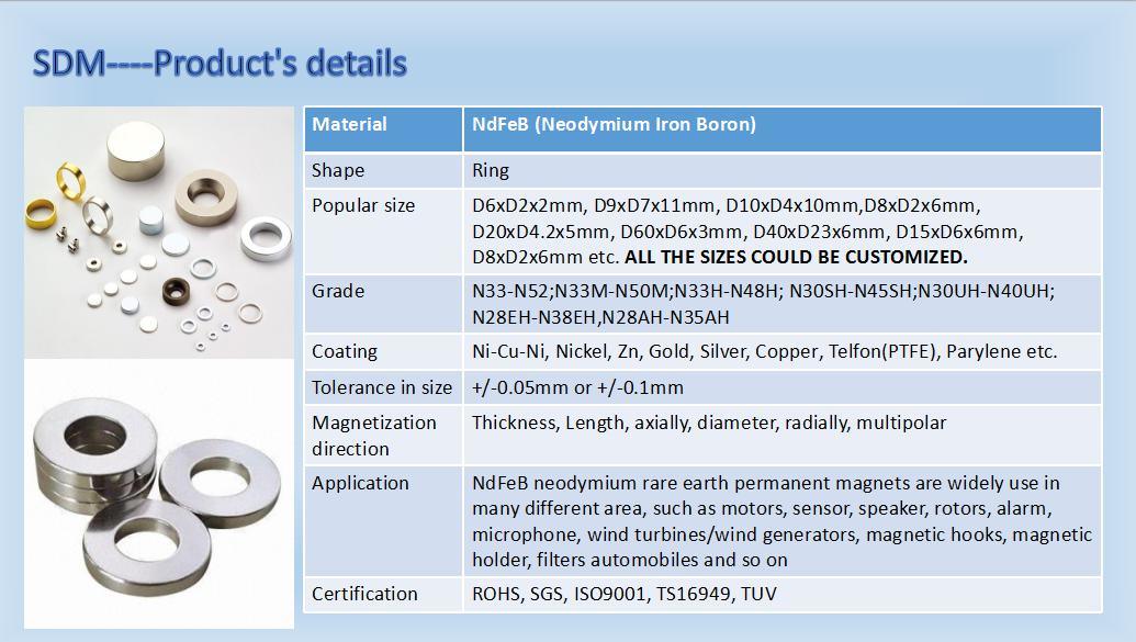 Black Epoxy Permanent NdFeB Magnet