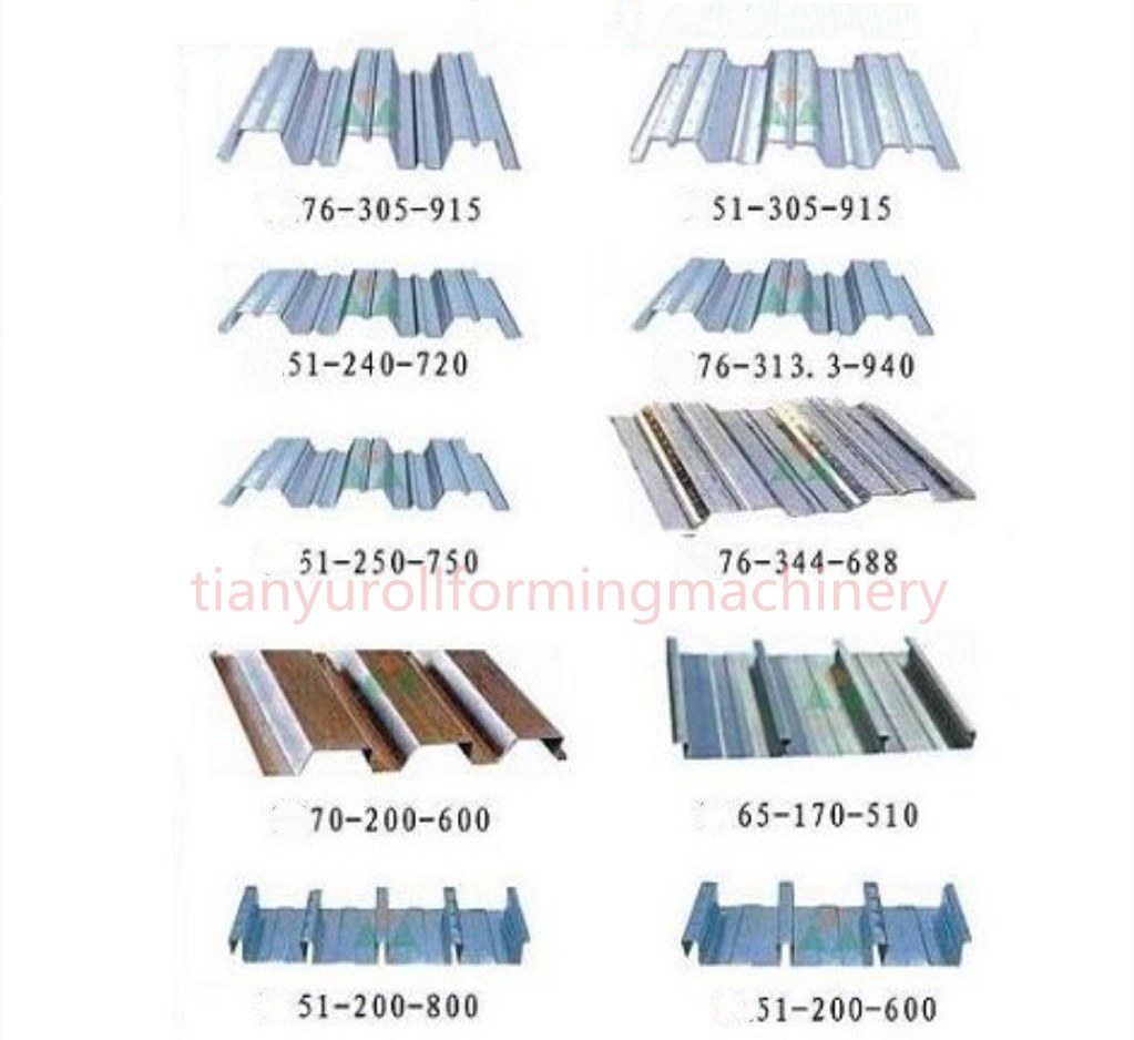High Standard Steel Profile Floor Deck Roll Forming Machine