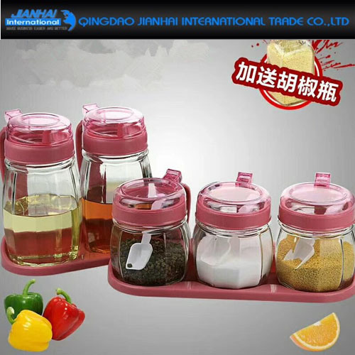 New Style Glass Jar for Storage Oil/Food/Flavour From Chinese Factory