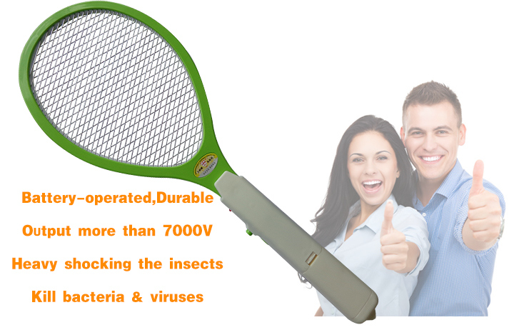 High Voltage Electronic Mosquito Racket with Disinfect Function (TW-03)