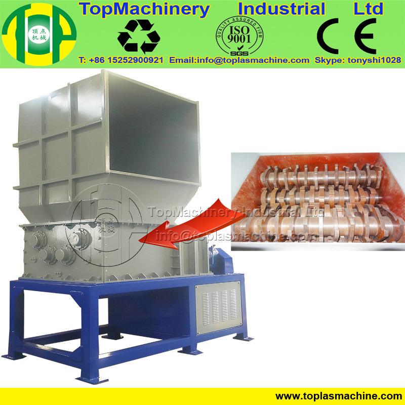 Scrap Plastic Bottle/Plastic Barrel/Plastic Container/Plastic Box/ Plastic Sheet/ Plastic Jar/ Double Shaft Shredder Machine