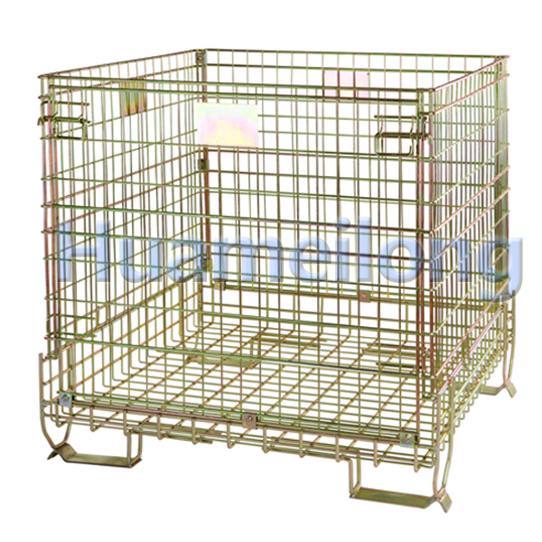 Collapsible Storage Metal Mesh Cage