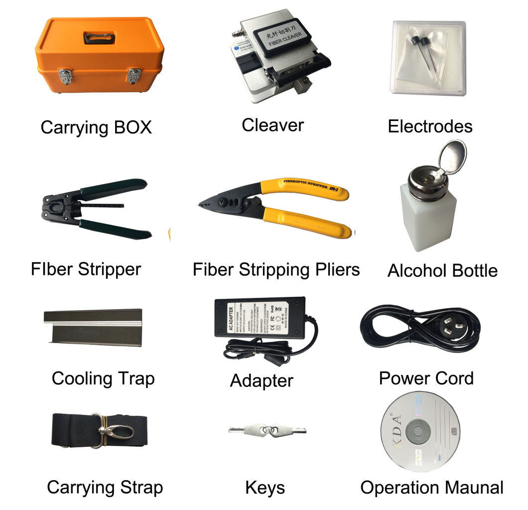 Shinho X-86h Fusion Splicer Kit with Fiber Cleaver Fiber Stripper