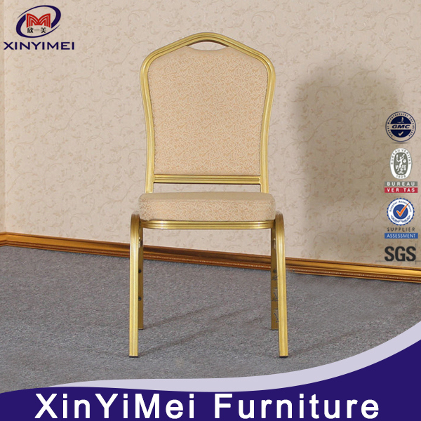 Promotional Cheap Hotel Restaurant Banquet Dining Metal Aluminum Iron Steel Chair (XYM-L187)