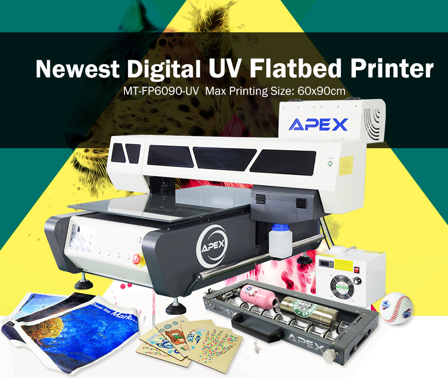 UV Digital Printer Machine on Wood/ Paper/ Plastic/ Acrylic Printing