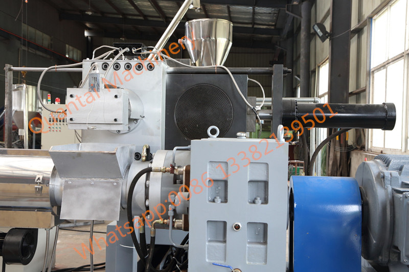 PE PP Film Force Feed Recycling Extruder Granulator / Pelletizer Machine