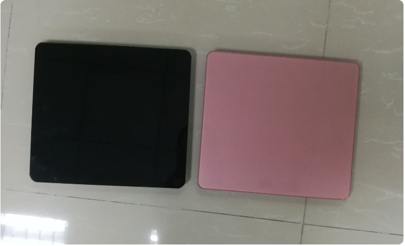 2018 Newest Model of Bathroom Scale Electronic Scale Withou LCD Screen Platform Glass Color Can Customized Ce, RoHS, FCC Approved Inner 2 AAA Batteries