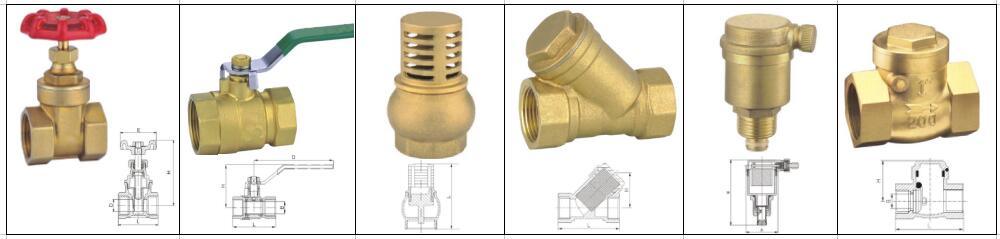 1/4, 3/8, 1/2 NPT Pneumatic Cheap Brass Ball Valve for Water Air Oil and Gas